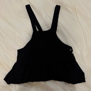 Stone Cold Fox black crop top